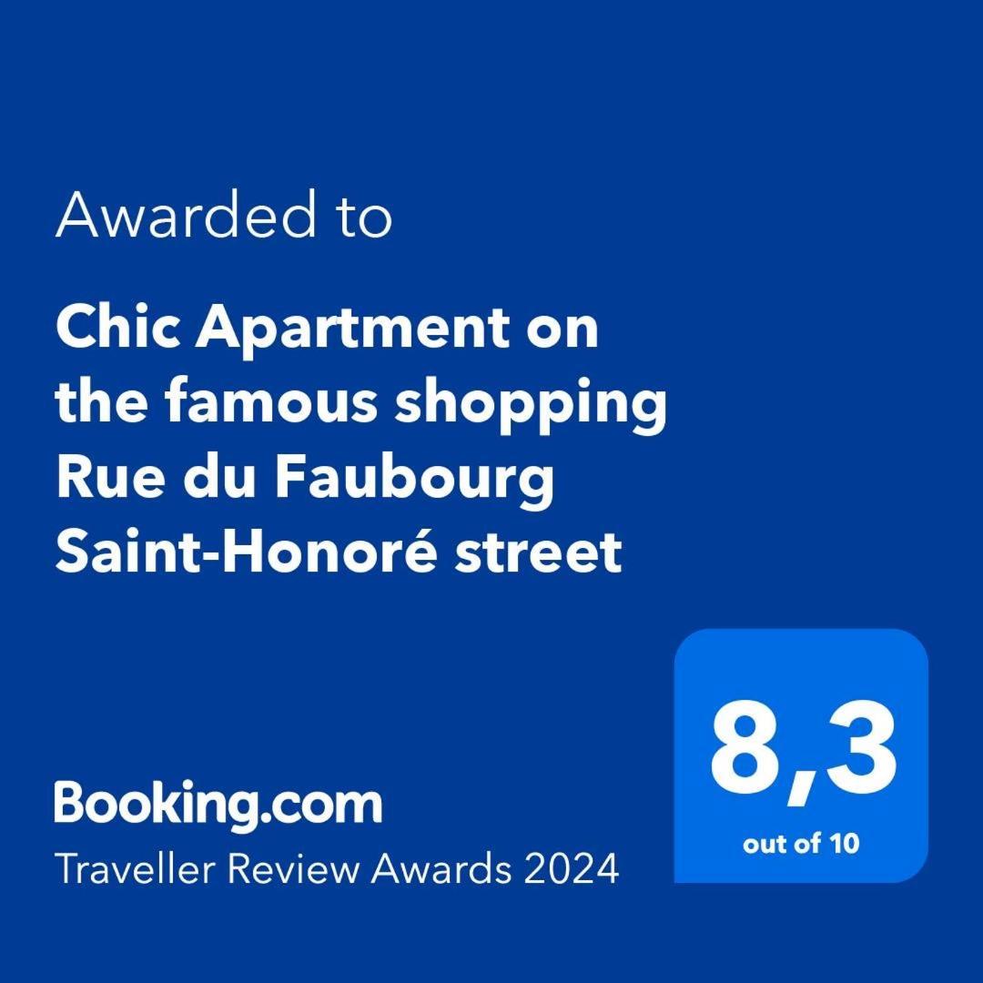Chic Apartment On The Famous Shopping Rue Du Faubourg Saint-Honore Street Paříž Exteriér fotografie